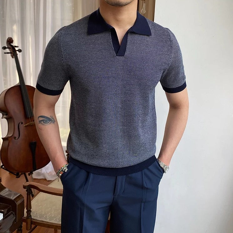 T-shirt en maille à coupe décontractée